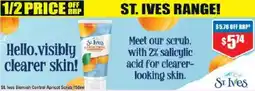 Chemist Warehouse St. ives blemish control apricot scrub offer