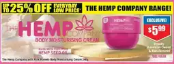 Chemist Warehouse The hemp company with pink pomelo body moisturising cream offer