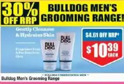 Chemist Warehouse Bulldog men's grooming range offer