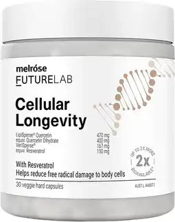 healthylife Melrose FutureLab Cellular Longevity 30 Capsules offer
