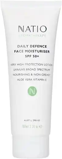 healthylife Natio Daily Defence Face Moisturiser SPF50+ offer