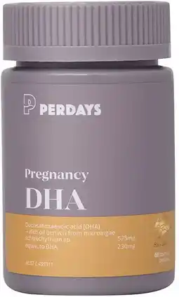 healthylife Perdays Pregnancy DHA 60 Capsules offer