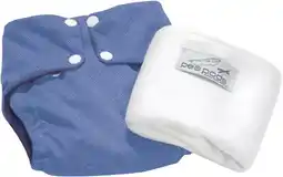 healthylife Pea Pods Reusable Nappy One Size Denim Print offer