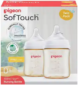 healthylife Pigeon SofTouch PPSU Baby Bottle 0+ Months offer