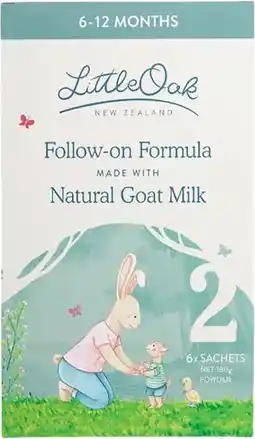 healthylife LittleOak Goat's Milk Follow On Formula Stage 2 - Sachets offer