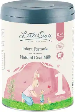 healthylife LittleOak Goat's Milk Infant Formula Stage 1 offer