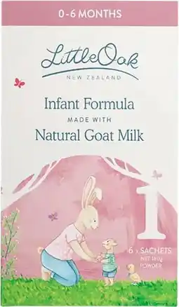 healthylife LittleOak Goat's Milk Infant Formula Stage 1 - Sachets offer