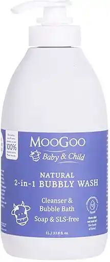 healthylife MooGoo Baby 2-in-1 Bubbly Wash offer