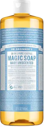 healthylife DR BRONNER’S Pure Castile Liquid Magic Soap Baby Unscented offer