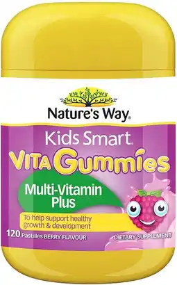 healthylife Nature's Way Kids Smart Vita Gummies Multivitamin + Vegies offer