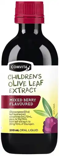 healthylife Comvita Children's Olive Leaf Extract Mixed Berry offer
