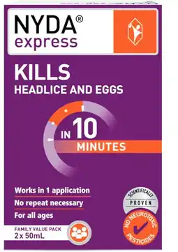 healthylife Brauer NYDA Express Head Lice Treatment offer