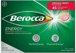 healthylife Berocca Energy Original Berry Effervescent Tablets offer