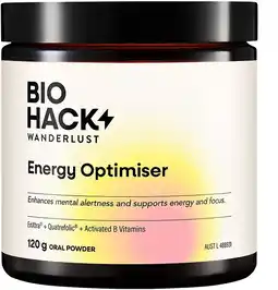 healthylife Wanderlust BioHack Wanderlust Energy Optimiser Powder offer