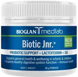 healthylife Medlab Biotic Jnr Probiotic Support Powder offer