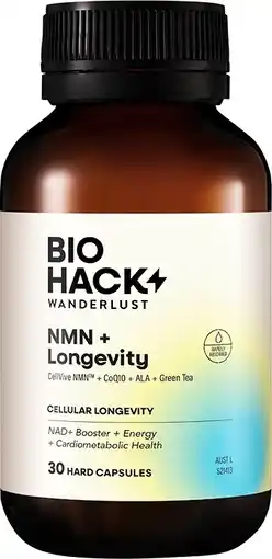 healthylife Wanderlust Biohack Nmn + Longevity 30 Capsules offer