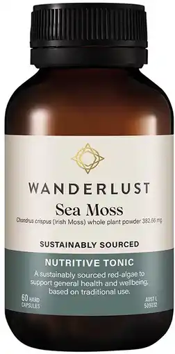 healthylife Wanderlust Sea Moss 60 Capsules offer
