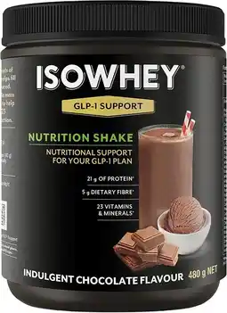 healthylife Isowhey GLP-1 Support Nutrition Shake Chocolate offer