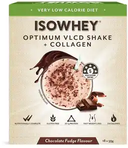 healthylife Isowhey Optimum VLCD Shake Chocolate Fudge offer