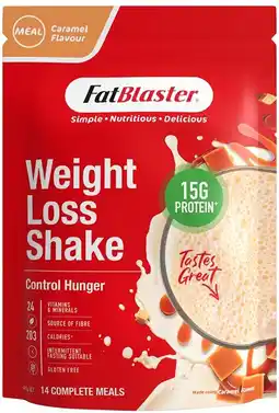 healthylife Naturopathica FatBlaster Weight Loss Shake Caramel offer