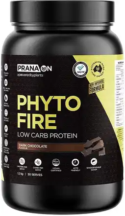 healthylife Pranaon Phyto Fire Protein Dark Chocolate offer