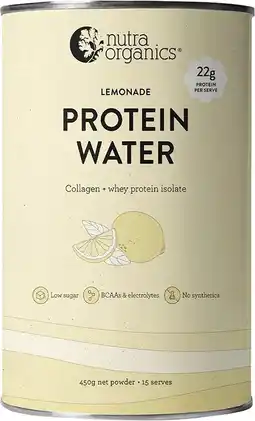 healthylife Nutra Organics Protein Water Lemonade offer