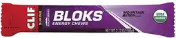 healthylife Clif Bloks Energy Chews Mountain Berry offer