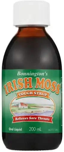 healthylife Bonningtons Irish Moss Cough Syrup offer