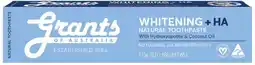 healthylife Grants Whitening with HA Natural Toothpaste offer