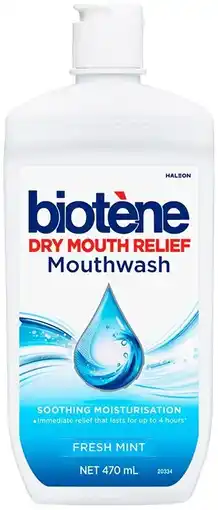 healthylife Biotene Dry Mouth Relief Mouthwash Fresh Mint offer