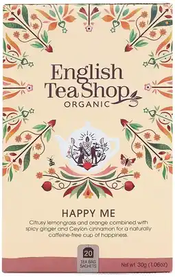 healthylife English Tea Shop Organic Wellness Tea Happy Me 20 Tea Bags offer