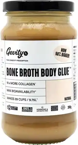 healthylife Gevity Rx Bone Broth Body Glue Natural offer
