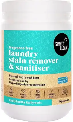 healthylife Simply Clean Laundry Stain Remover & Soaker - Fragrance Free offer