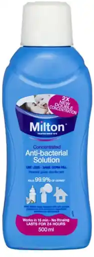 healthylife Milton Concentrated Antibacterial Solution offer