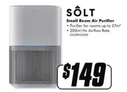 The Good Guys SÔLT Small Room Air Purifier offer