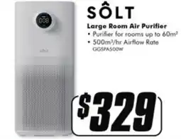 The Good Guys SOLT Large Room Air Purifier offer