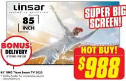 The Good Guys 85" UHD Tizen Smart TV 2025 offer