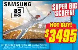The Good Guys SAMSUNG 85* QN85F NEO QLED 4K Mini-LED Smart Al TV 2025 offer