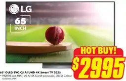 The Good Guys LG 65" OLED EVO C5 AI UHD 4K Smart TV 2025 offer