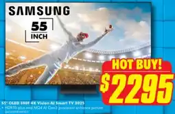 The Good Guys SAMSUNG 55* OLED 590F 4K Vision Al Smart TV 2025 offer