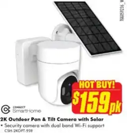 The Good Guys 2K Outdoor Pan & Tilt Camera with Solar offer