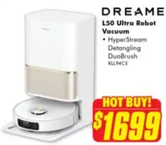 The Good Guys DREAME L50 Ultra Robot Vacuum offer
