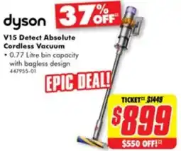 The Good Guys Dyson V15 Detect Absolute Cordless Vacuum offer