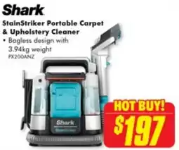 The Good Guys Shark StainStriker Portable Carpet & Upholstery Cleaner offer