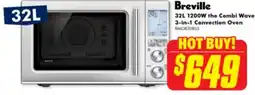 The Good Guys Breville 32L 1200W the Combi Wave 3-in-1 Convection Oven offer
