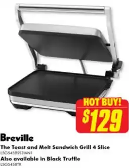 The Good Guys Breville The Toast and Melt Sandwich Grill 4 Slice offer