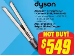 The Good Guys Dyson Airstrait Straightener offer