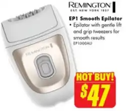 The Good Guys Remington EP1 Smooth Epilator offer