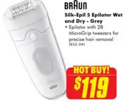 The Good Guys Braun Silk-Epil 5 Epilator Wet and Dry offer