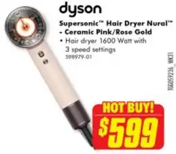 The Good Guys Dyson Supersonic Hair Dryer Nural offer